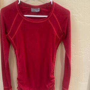 Athleta Red Long Sleeve Top women’s xxs exercise premium high quality stylish